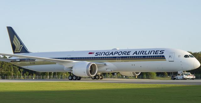 מטוס דרימליינר 787-10 של חברת סינגפור איירליינס. צילום יחצ