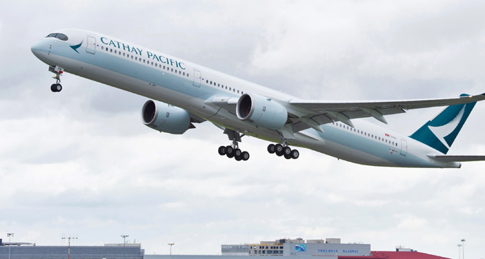 קתאי פסיפיק: נאמני איכות הסביבה בתעופה באמצעות מטוסי A350-1000. צילום יחצ