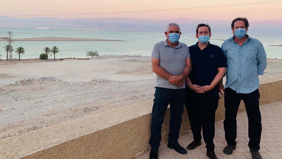 שר התיירות, אסף זמיר, ביקר במועצה האזורית תמר ים המלח