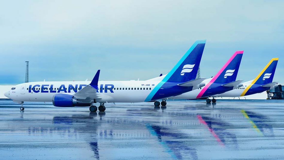 אייסלנדאייר מציגה את צבעיה החדשים של מטוסי הבואינג  737 MAX