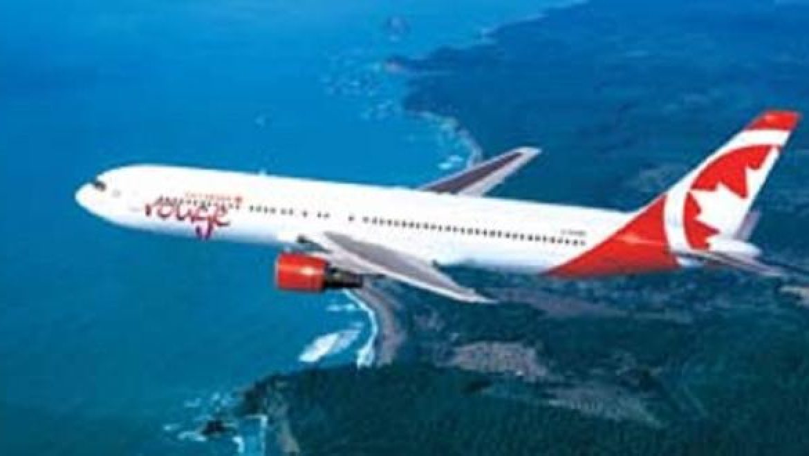 Air Canada rouge המריאה לדרכה החדשה