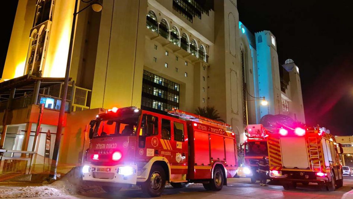 שריפה במלון הרודס אילת: האירוע הסתיים ללא נפגעים