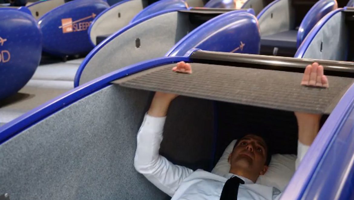 חדש בנמל התעופה של איסטנבול: קפסולת שינה